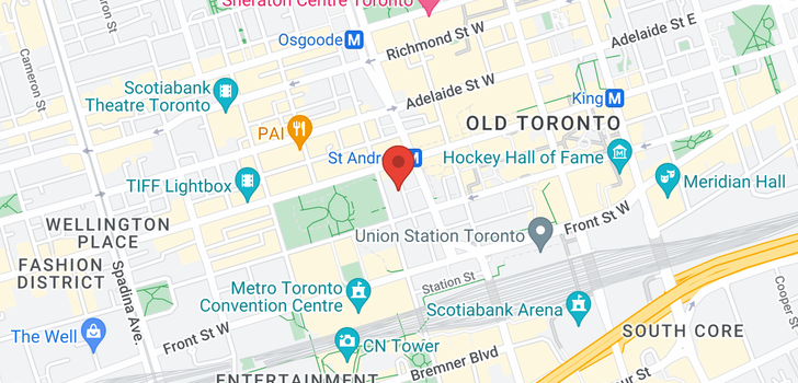 map of #1502 -71 SIMCOE ST